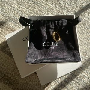 Celine small diamante ring